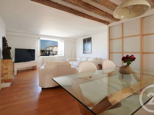 Duplex à vendre 616 000 € 2 pièces 1 chambre 56,97 m² 7ème étage Paris 3ème arrondissement 75003