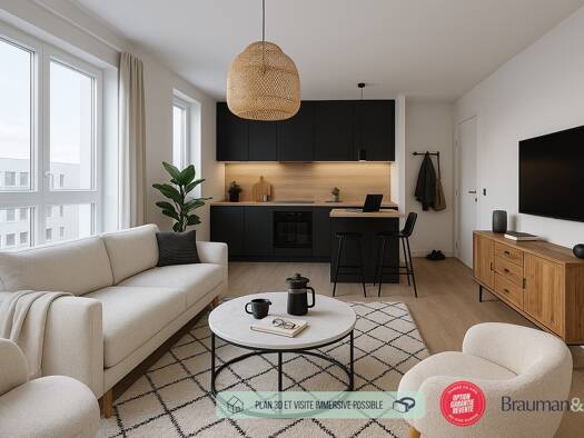 Appartement à vendre - neuf 173 240 € 2 pièces 1 chambre 39 m² 2ème étage Les Mouillères Lons-le-Saunier 39000