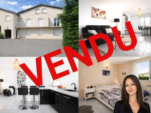 Appartement à vendre 138 000 € 2 pièces 1 chambre 43 m² RDC/1 Azieu Genas 69740
