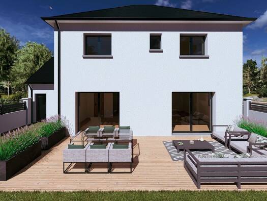 Terrain avec maison neuve à vendre 293 810 € 4 pièces 3 chambres 126 m² 370 m² de terrain Saint-Martin-de-Fontenay 14320