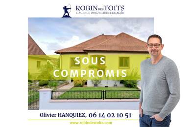 Maison de plain-pied à vendre 296 800 € 5 pièces 3 chambres 104 m² 515 m² de terrain Nord Brumath 67170
