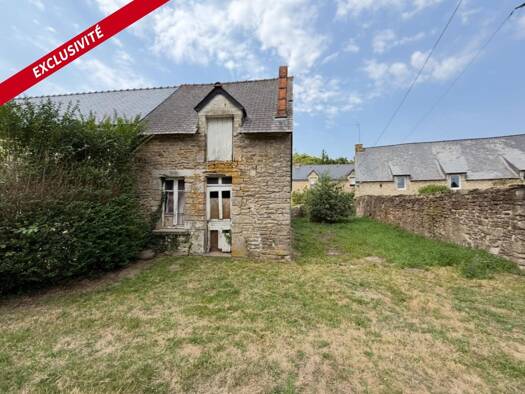 Maison à vendre 49 950 € 3 pièces 1 chambre 45 m² 112 m² de terrain Sérent 56460