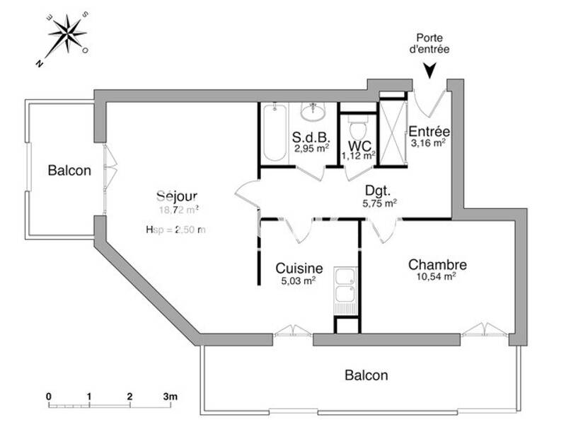 Maison à louer, 47m², GRENOBLE