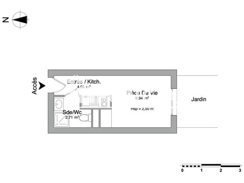 Maison à louer, 16m², TALENCE