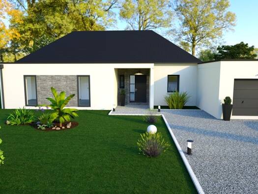Terrain avec maison neuve à vendre 341 900 € 6 pièces 4 chambres 140 m² 624 m² de terrain Ardentes 36120