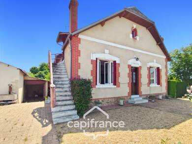 Maison de plain-pied à vendre 78 840 € 4 pièces 2 chambres 78 m² 824 m² de terrain Lavenay 72310