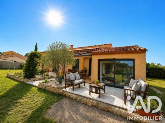 Maison de plain-pied à vendre 420 000 € 5 pièces 4 chambres 117 m² 1 600 m² de terrain Montesquieu-des-Albères 66740