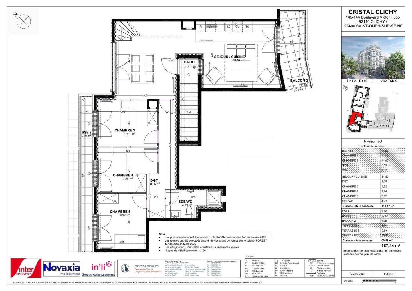 Maison à louer, 118m², CLICHY