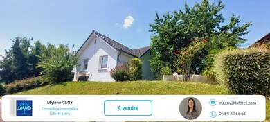 Maison de plain-pied à vendre 234 000 € 5 pièces 3 chambres 100 m² 598 m² de terrain Conflans en Jarnisy 54800