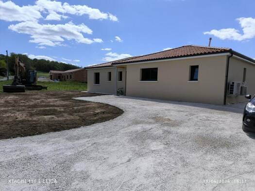 Terrain avec maison neuve à vendre 220 000 € 4 pièces 3 chambres 110 m² 1 000 m² de terrain Coursac 24430