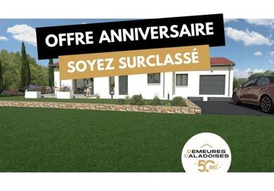 Maison de plain-pied à vendre 280 000 € 4 pièces 3 chambres 96 m² 847 m² de terrain Replonges 01750