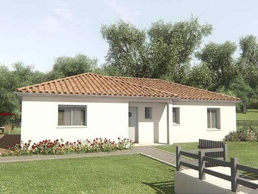 Terrain avec maison neuve à vendre 267 500 € 5 pièces 3 chambres 94 m² 2 000 m² de terrain Saint-Hilaire-les-Places 87800