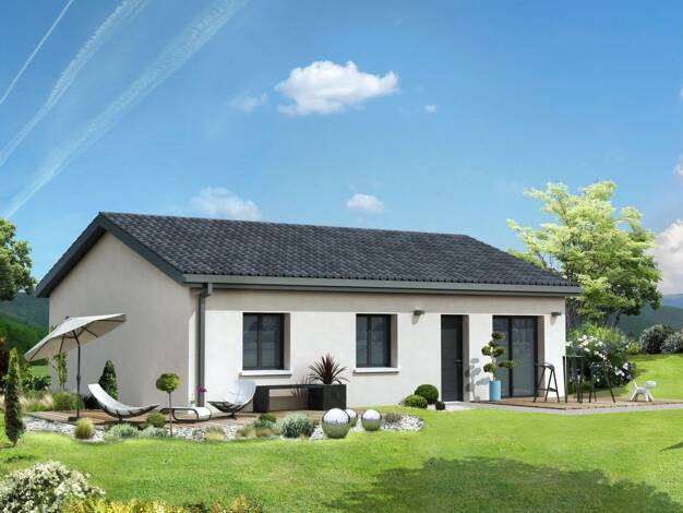 Terrain avec maison neuve à vendre 211 000 € 4 pièces 3 chambres 87,5 m² 415 m² de terrain Nord Ouest Unieux 42240