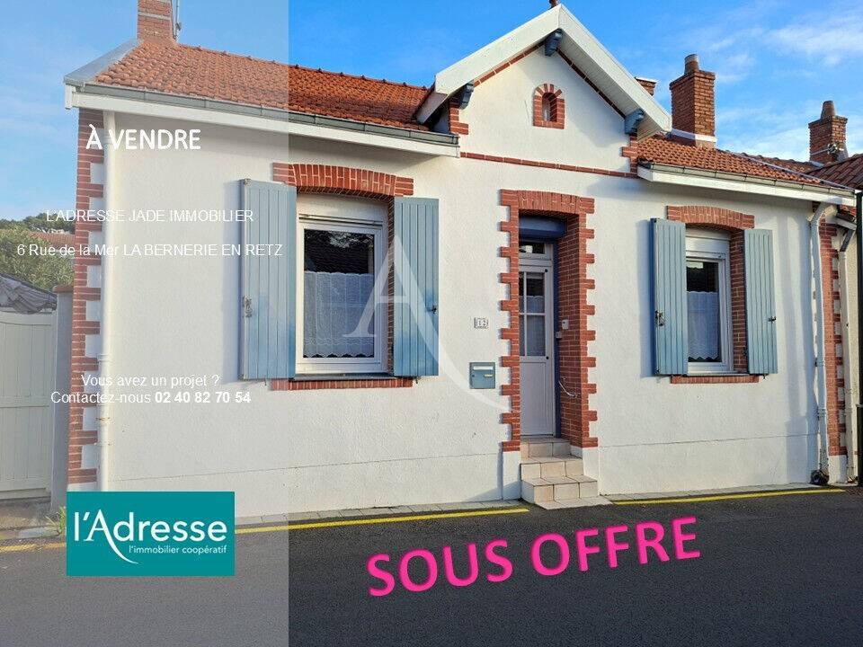 Maison à vendre, 67m², LA BERNERIE EN RETZ