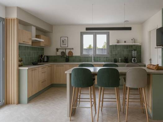 Terrain avec maison neuve à vendre 190 000 € 3 pièces 2 chambres 60 m² 404 m² de terrain Saint-Denis-lès-Bourg 01000