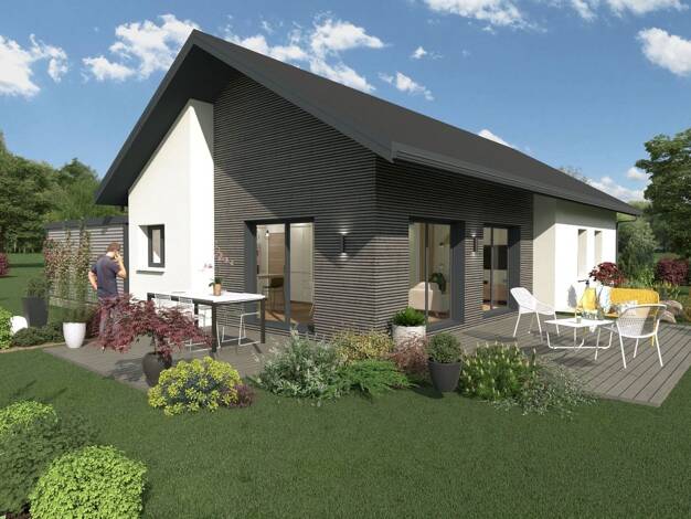 Terrain avec maison neuve à vendre 316 900 € 4 pièces 3 chambres 89 m² 960 m² de terrain Équemauville 14600