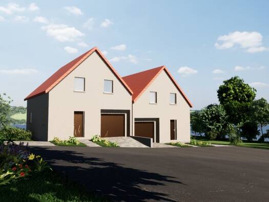 Terrain avec maison neuve à vendre 360 000 € 3 pièces 3 chambres 110 m² 232 m² de terrain Osthoffen 67990