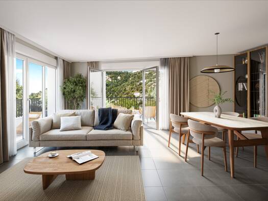 Appartement à vendre - neuf 235 000 € 3 pièces 1 chambre 47,7 m² RDC/3 Saint-André-de-la-Roche 06730