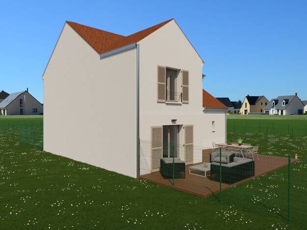 Terrain avec maison neuve à vendre 586 969 € 7 pièces 5 chambres 152,5 m² 740 m² de terrain Attainville 95570