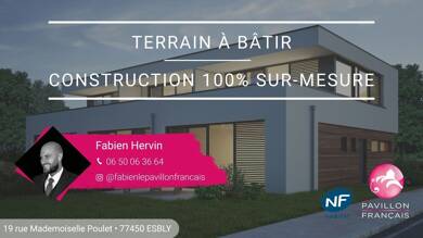 Terrain constructible à vendre 330 000 € 1 041 m² de terrain Montevrain 77144