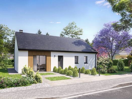 Terrain avec maison neuve à vendre 199 000 € 4 pièces 3 chambres 84,7 m² 562 m² de terrain Tôtes 76890