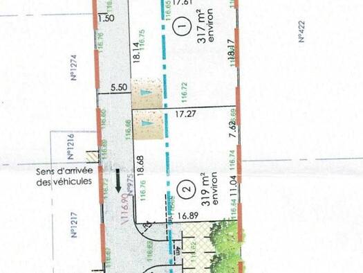 Terrain constructible à vendre 73 000 € 317 m² de terrain Quartiers Est-Rhone Tournon-sur-Rhône 07300