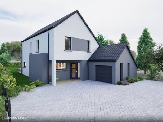 Terrain avec maison neuve à vendre 533 000 € 6 pièces 4 chambres 145 m² 500 m² de terrain Eckwersheim 67550