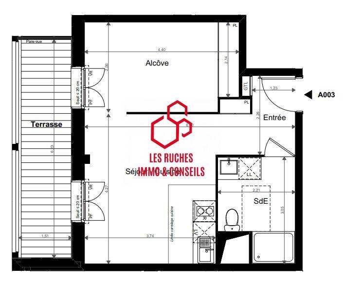 Maison à vendre, 37m², TORCY