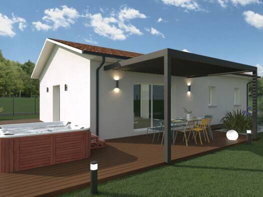 Terrain avec maison neuve à vendre 176 000 € 4 pièces 3 chambres 80 m² 90 m² de terrain Labouheyre 40210