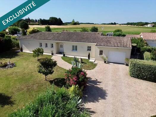 Maison de plain-pied à vendre 339 000 € 5 pièces 3 chambres 133 m² 1 919 m² de terrain Dolmayrac 47110