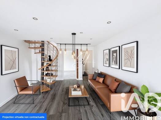 Maison de ville à vendre 220 000 € 3 pièces 2 chambres 56 m² La Justice Rosny-sous-Bois 93110