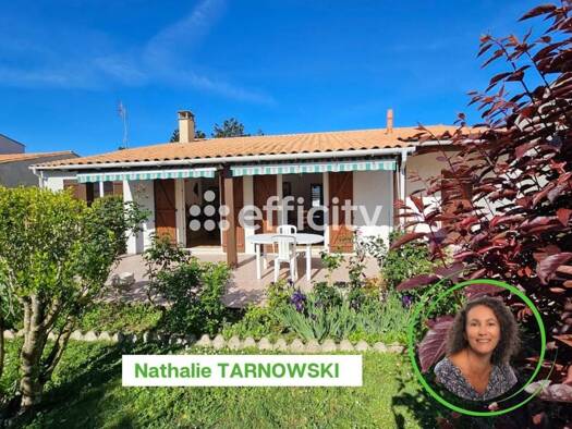Maison de plain-pied à vendre 360 000 € 3 pièces 2 chambres 88,25 m² 450 m² de terrain Sud Nieul-sur-Mer 17137