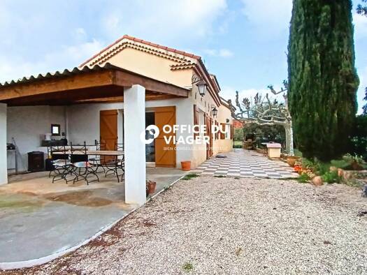 Maison en viager occupé Bouquet 83 000 € 3 pièces 2 chambres 93 m² 1 440 m² de terrain Avenue de Marseille-Liourat Vitrolles 13127