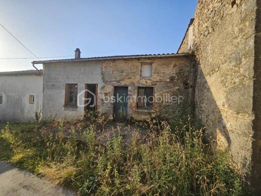Maison à vendre 7 990 € 2 pièces 1 chambre 58 m² L'Absie 79240