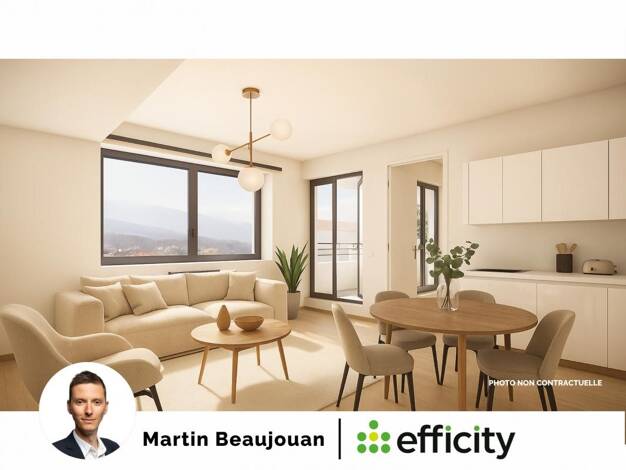 Appartement à vendre 325 000 € 3 pièces 2 chambres 57,4 m² Étage 5/6 Centre La Roche-sur-Foron 74800