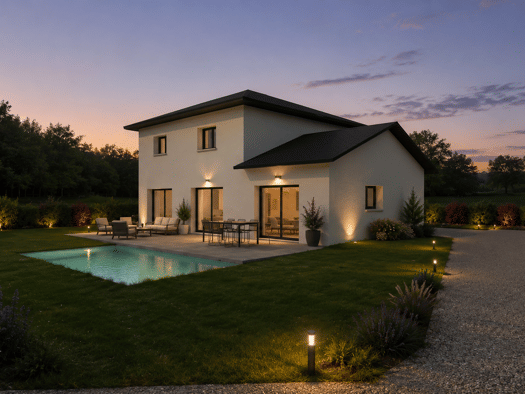 Terrain avec maison neuve à vendre 865 000 € 5 pièces 4 chambres 165 m² 945 m² de terrain Thoiry 01710