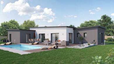 Terrain avec maison neuve à vendre 317 732 € Coron 49690