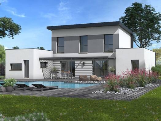 Terrain avec maison neuve à vendre 399 000 € 8 pièces 5 chambres 153 m² 523 m² de terrain Parigné-l'Évêque 72250