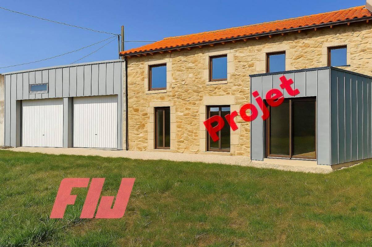Maison à vendre, 115m², SAINT LUMINE DE COUTAIS