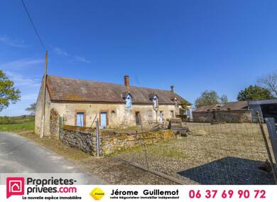 Ferme à vendre 95 990 € 4 pièces 3 chambres 80 m² 18 304 m² de terrain Anjouin 36210