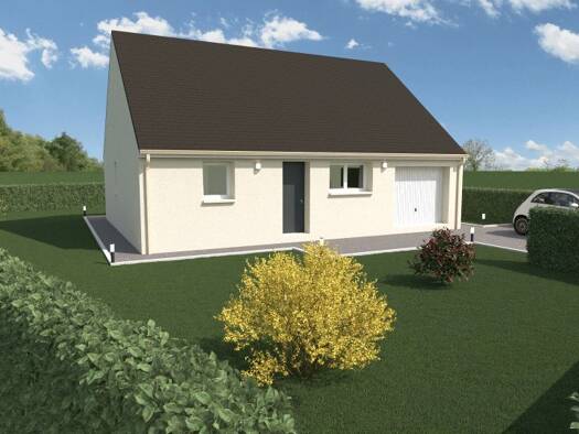 Terrain avec maison neuve à vendre 184 000 € 3 pièces 2 chambres 69 m² 492 m² de terrain Centre Ville-Saint Léonard-Notre-Dame Alençon 61000