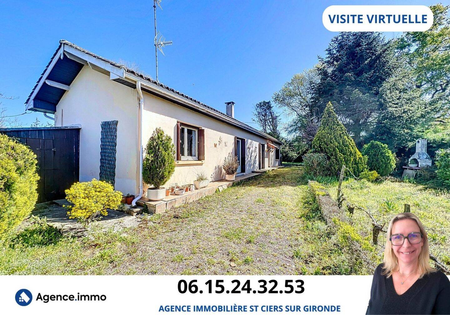 Maison à vendre, 82m², SAINT CIERS SUR GIRONDE