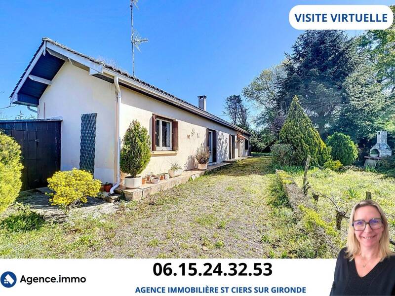 Maison à vendre, 82m², SAINT CIERS SUR GIRONDE