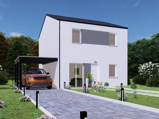 Terrain avec maison neuve à vendre 223 500 € 6 pièces 4 chambres 87 m² Fontenoy-sur-Moselle 54840