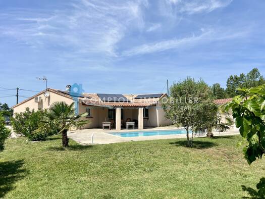 Maison de plain-pied à vendre 329 000 € 5 pièces 3 chambres 114 m² 2 200 m² de terrain Saint-Sulpice-la-Pointe 81370