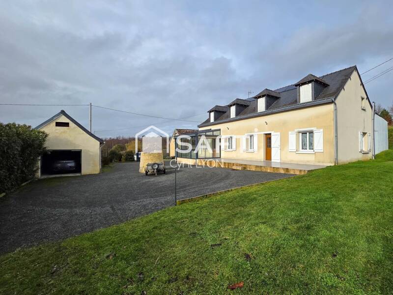 Maison à vendre, 182m², MOULIHERNE