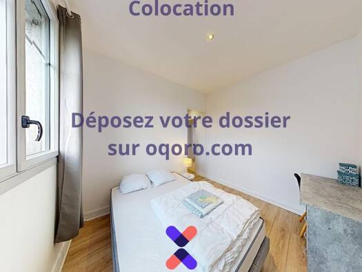 Colocation à louer 390 € 7 pièces 6 chambres 146,2 m² 2ème étage Trois Quartiers-Centre Ville Poitiers 86000