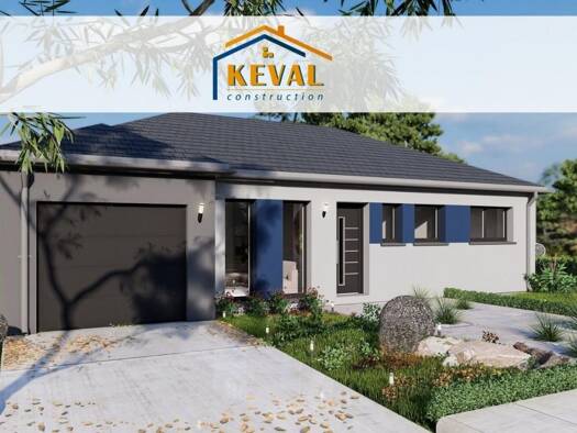 Terrain avec maison neuve à vendre 196 900 € 4 pièces 3 chambres 80 m² 1 000 m² de terrain Hommarting 57405