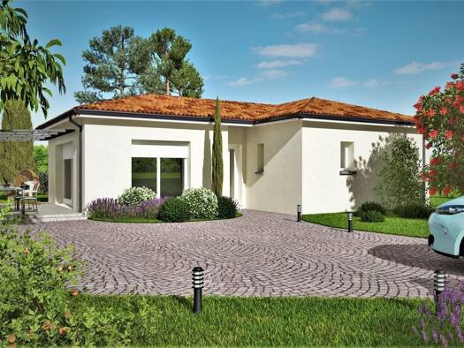 Terrain avec maison neuve à vendre 200 450 € 3 pièces 2 chambres 70 m² 2 292 m² de terrain Massabrac 31310