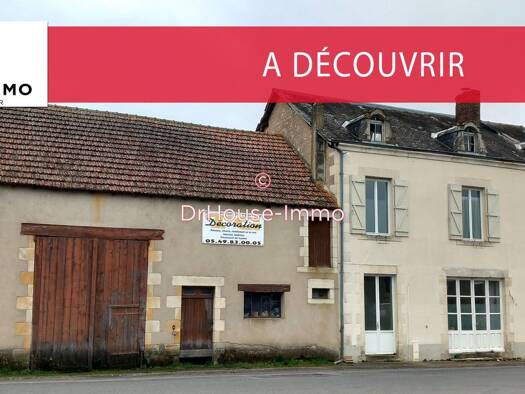 Maison à vendre 134 375 € 7 pièces 4 chambres 150 m² 565 m² de terrain Coulonges-les-Hérolles 86290